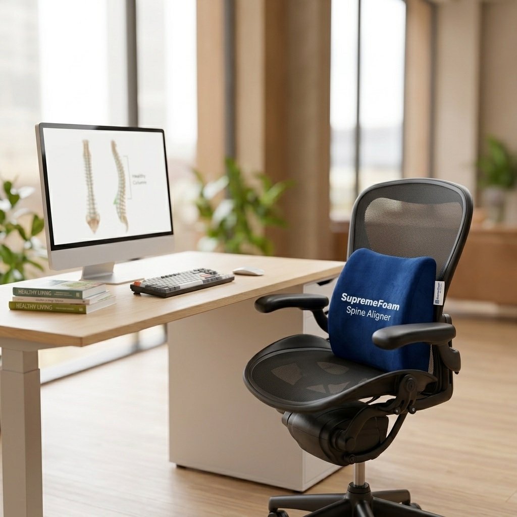 how to align your spine at work
