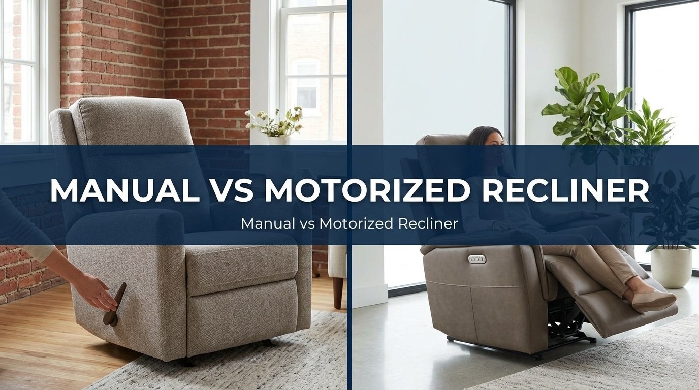 manual vs motorized recliner